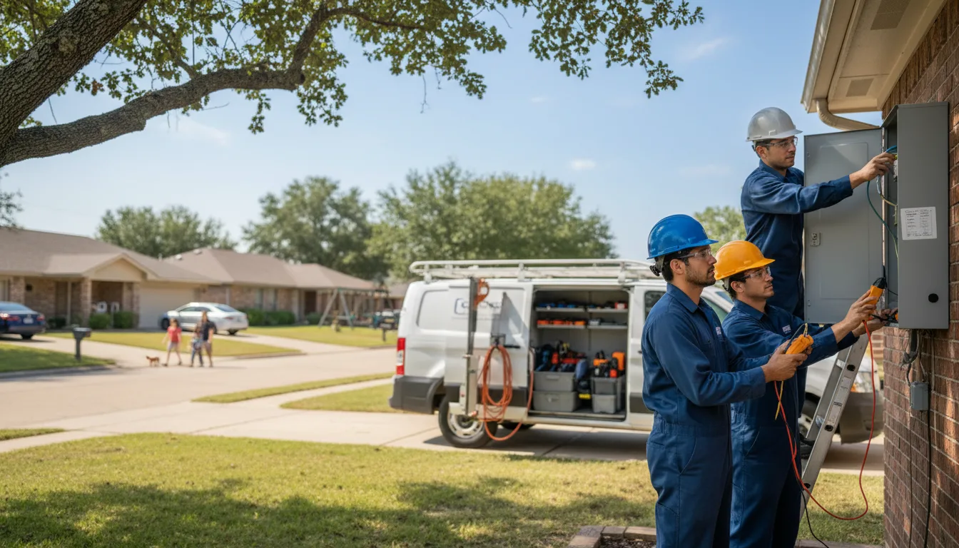 Certified electrician providing emergency electrical services in Hebron, IL